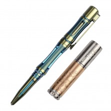 Набір Fenix: тактична ручка T5Ti (синя) і ліхтар F15