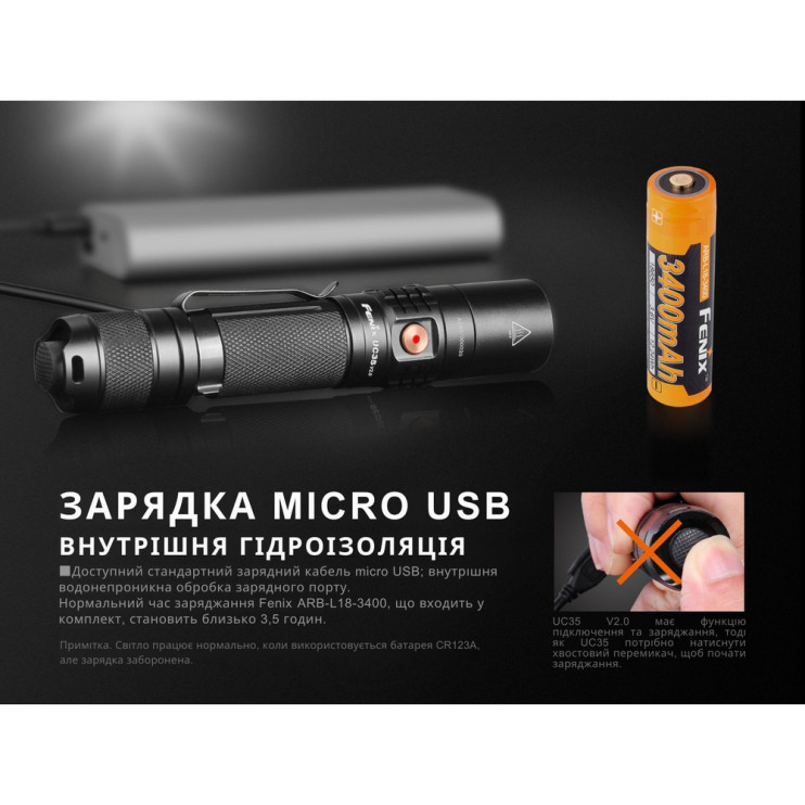 Ліхтар Fenix UC35 V2. 0