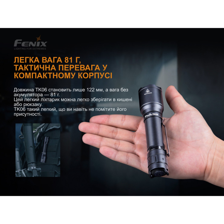 Фонарь Fenix TK06  
