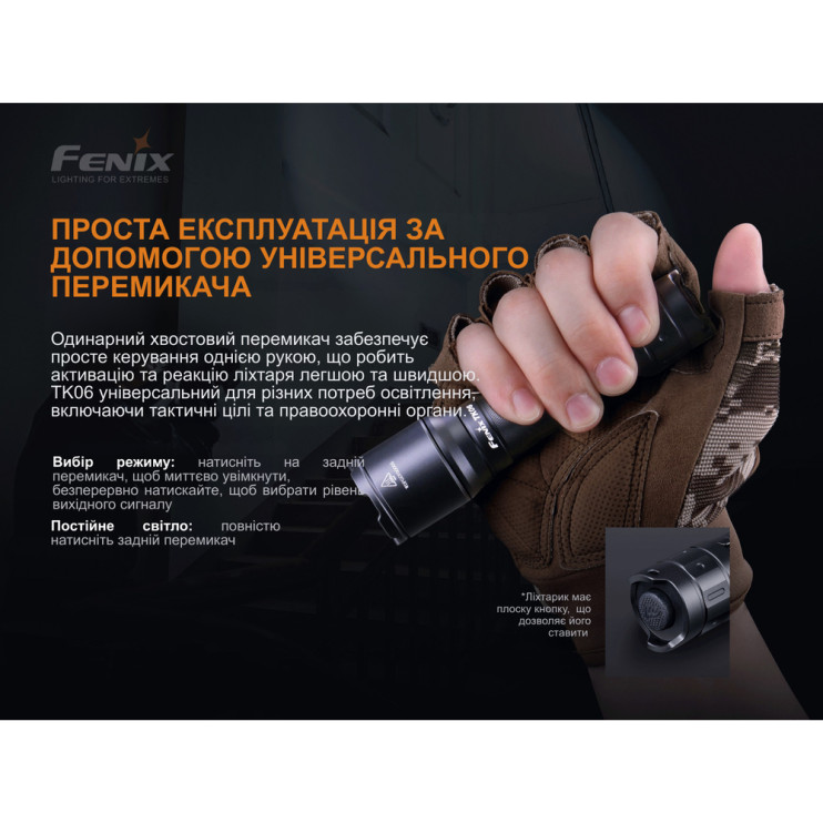 Фонарь Fenix TK06  
