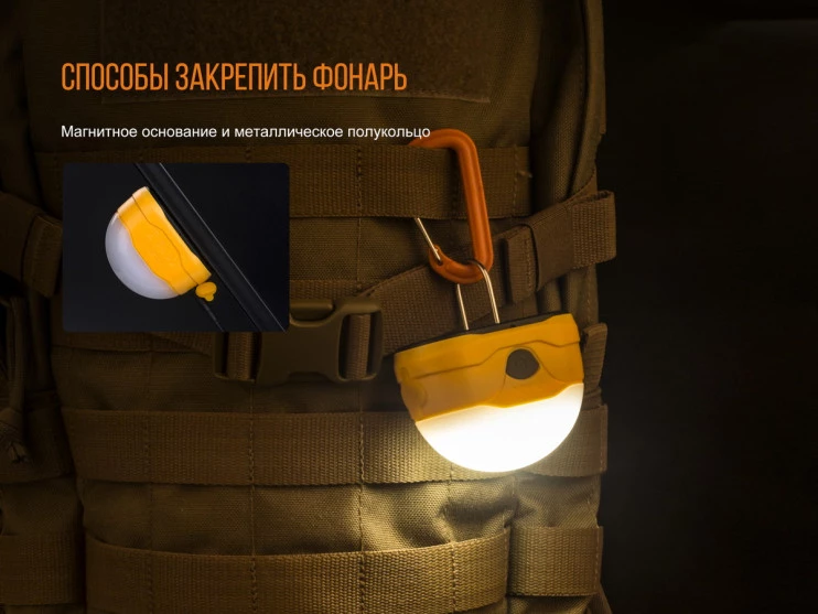 Фонарь Fenix CL20R, синий  