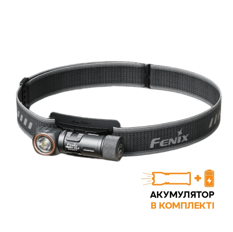 Ліхтар налобний з червоним світлом Fenix Scout HM23V2.0