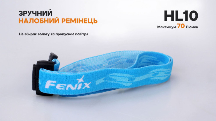 Налобный фонарь Fenix HL10, черный  