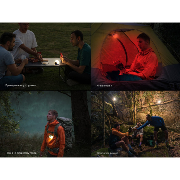 Фонарь кемпинговый Fenix CL20R Pro, зеленый  