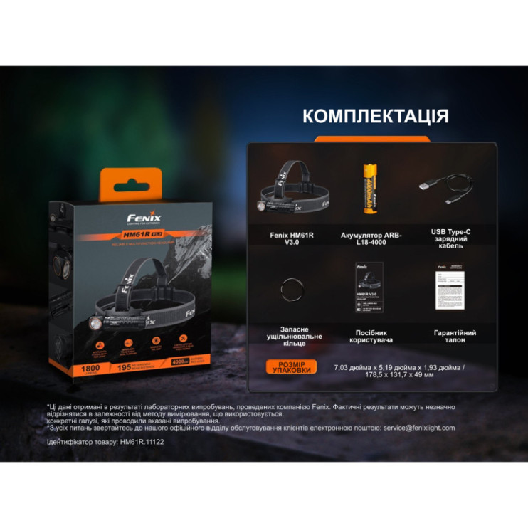 Мультилихтарь Fenix HM61R V3.0  