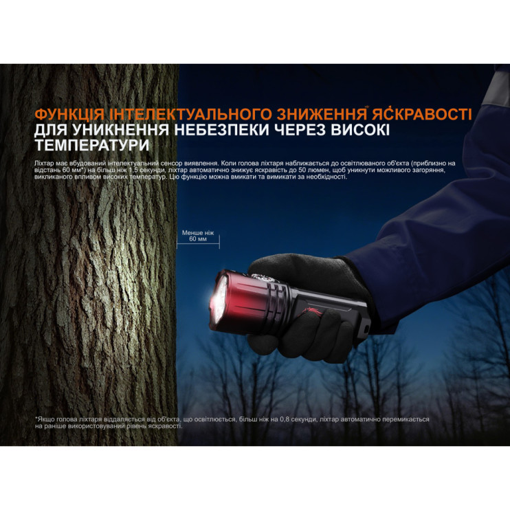 Фонарь поисковый ручной Fenix LR35R PRO | Лимитированная серия