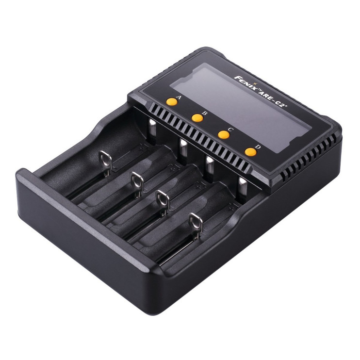 Зарядное устройство Fenix ARE-C2+ (18650, 16340, 14500, 26650, 10440, AA, AAA, C)  