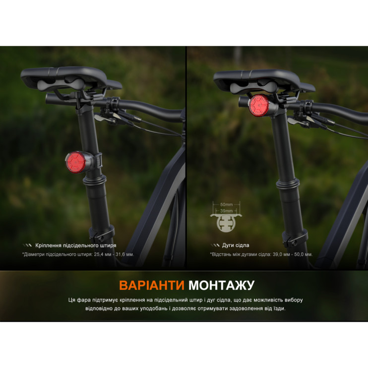Велофара задняя Fenix ​​BC06R  