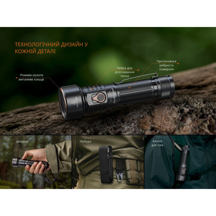 Фонарь ручной Fenix LD36RFC огненный камуфляж  