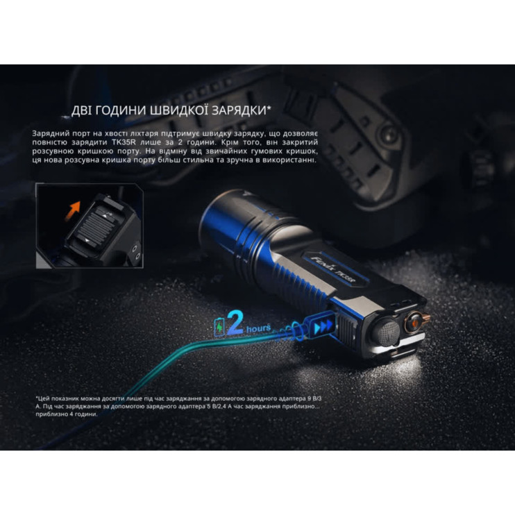 Фонарь тактический с красным светом Fenix TK35R 5800 лм | Лимитированная серия  