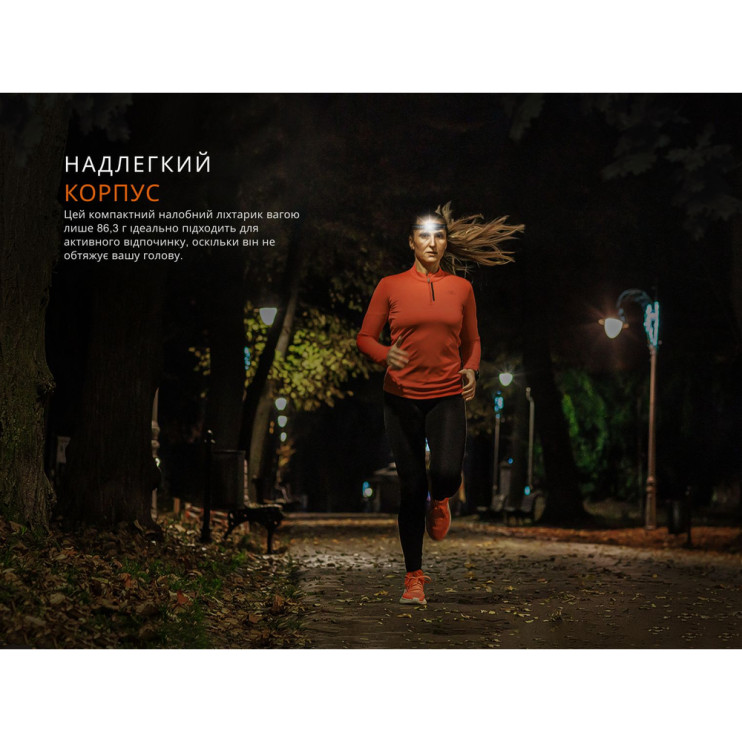 Фонарь налобный с красным светом Fenix HM23 V2.0