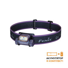 Фонарь налобный Fenix HM55R, фиолетовый
