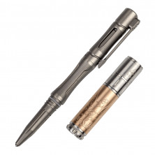 Набор Fenix: тактическая ручка T5Ti (серая) и фонарь F15
