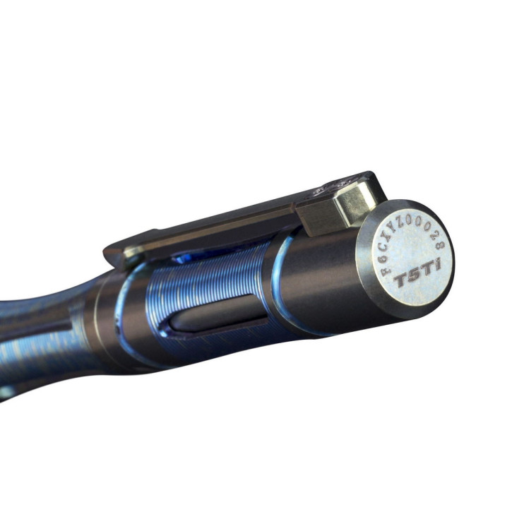 Набор Fenix: тактическая ручка T5Ti (серая) и фонарь F15  