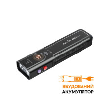 Фонарь наключный Fenix E06R PRO, черный
