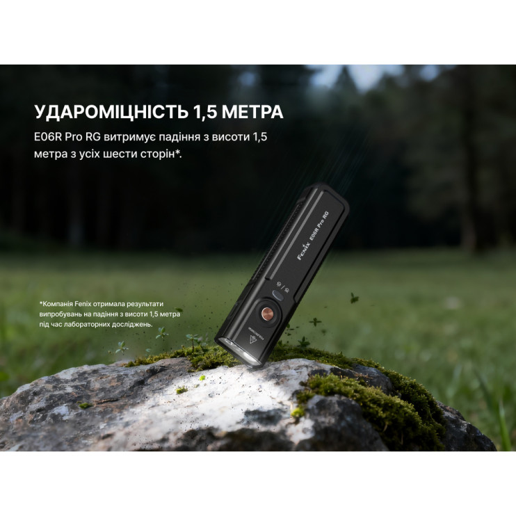 Фонарь Fenix ​​E06R PRO RG, оранжевый  