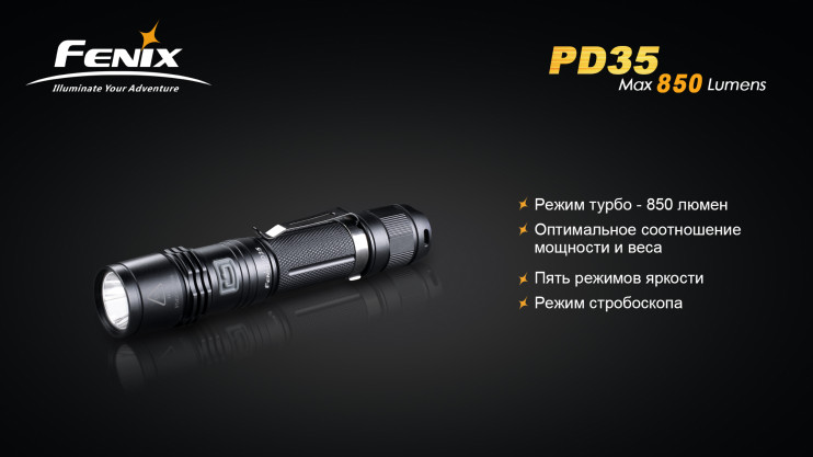 Тактический фонарь Fenix PD35  