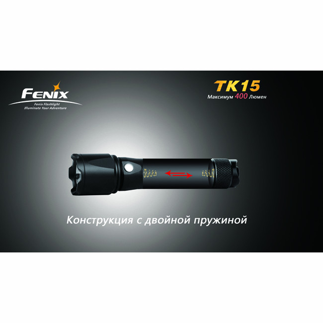 Тактический фонарь Fenix TK15 (надорванная упаковка)  