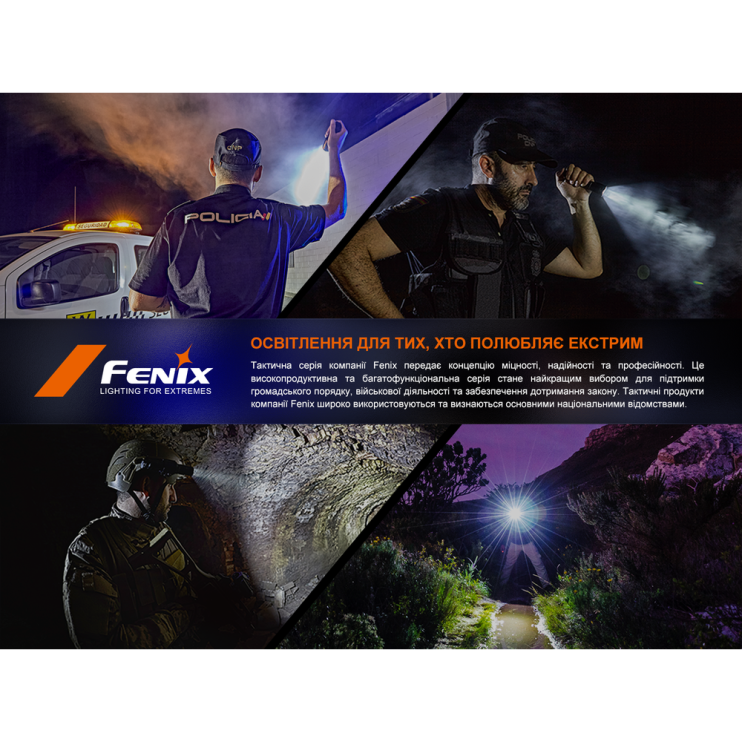 Тактический фонарь ручной Fenix ​​TK05R  