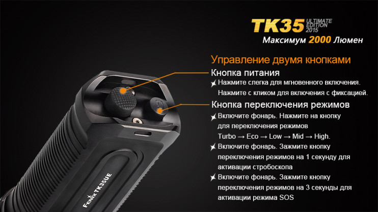 Тактический фонарь Fenix TK35UE (2015)  